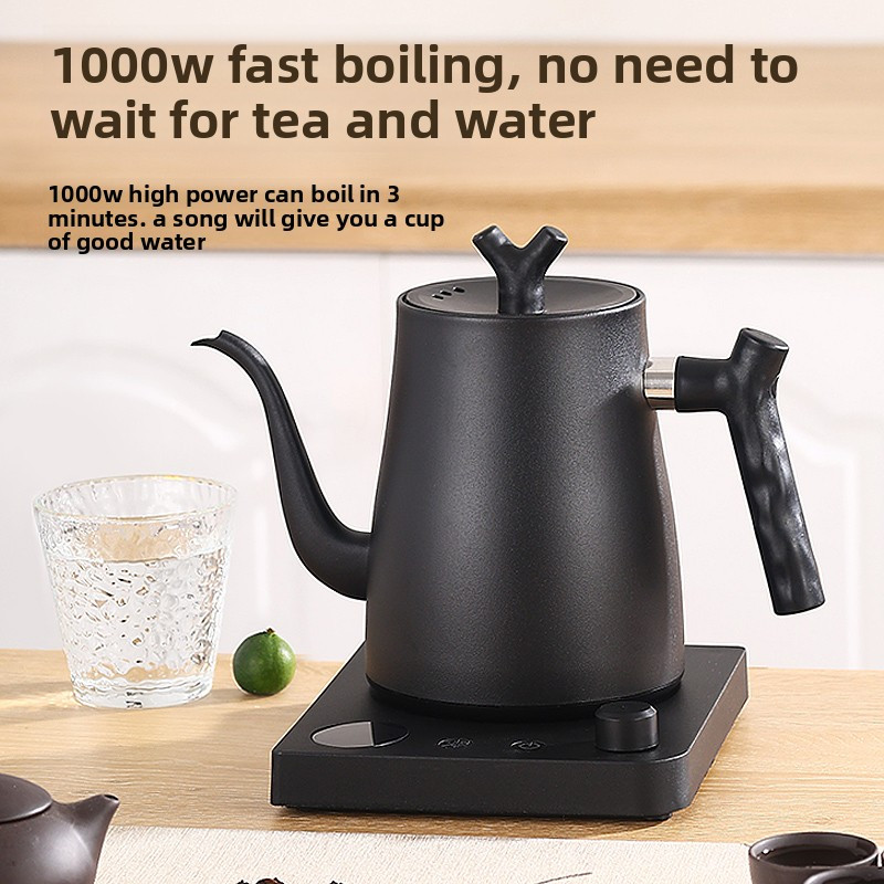 Electric Kettle Temperature Control - グースネック電気ケトル 1.5L 304ステンレス鋼 温度調節機能付きコーヒーポット ±1 °