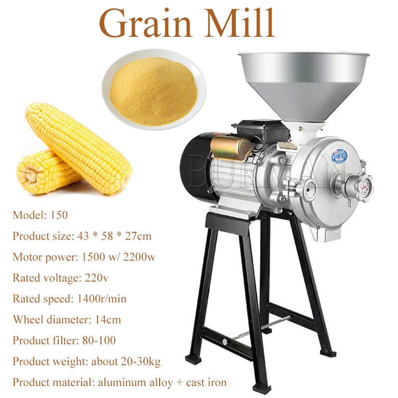 電動穀物粉砕機、業務用粉砕機、穀物、トウモロコシ、スパイス、 - Coffee Bean Grinder Electric のレビューと価格