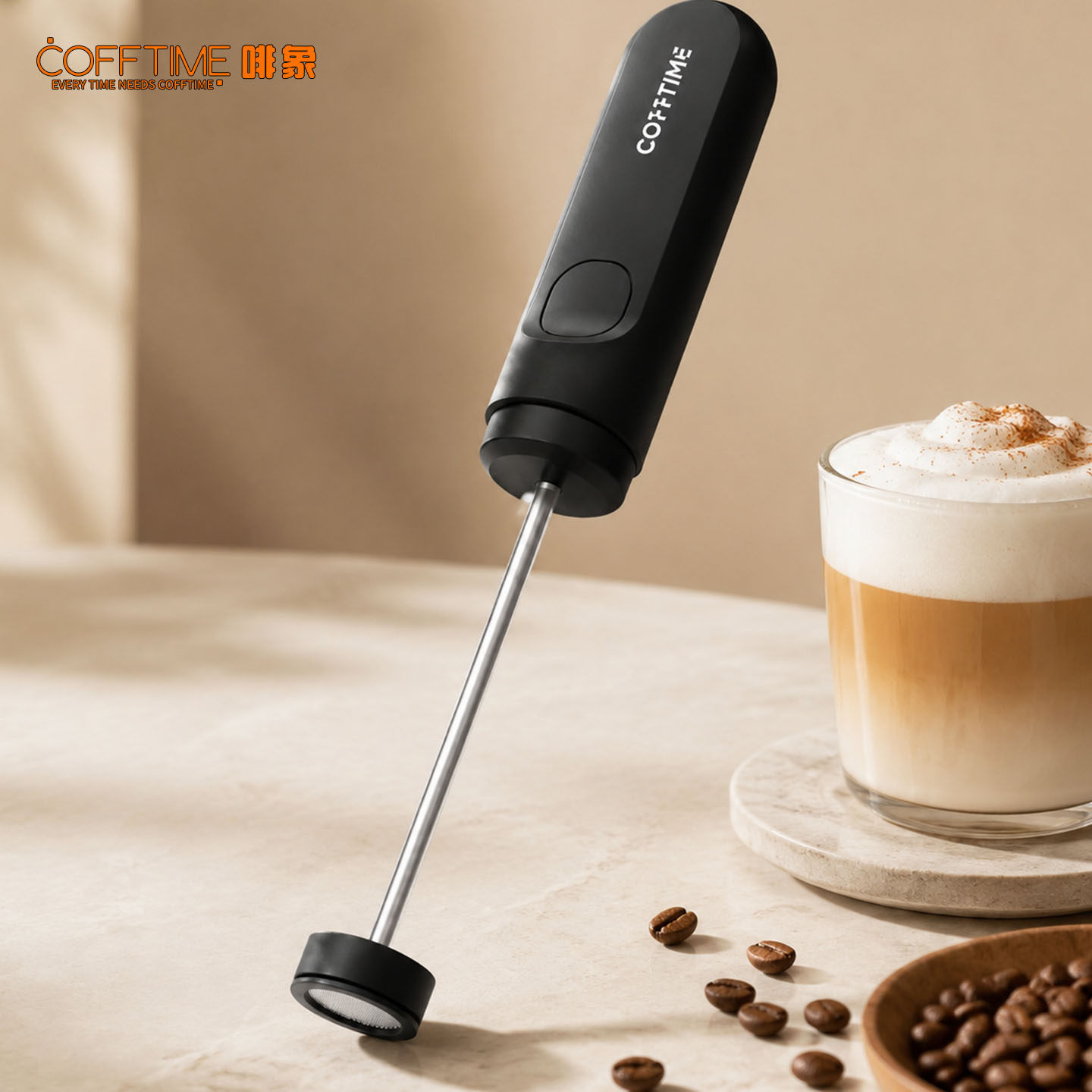 電動ミルクフォーマーで簡単にミルクを泡立て、電動ミルク泡立て - Electric Milk Frother Handheld のレビューと価格