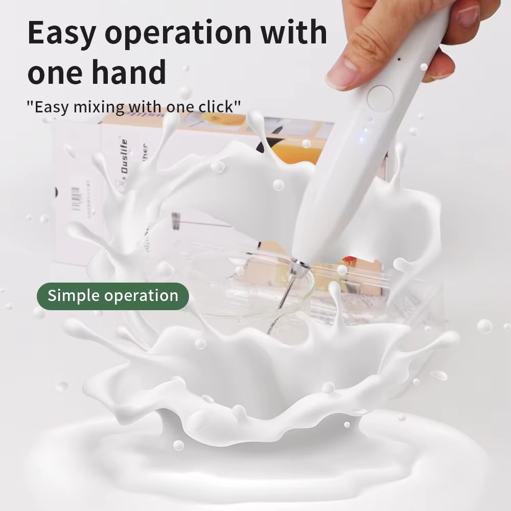 電動ミルクフォーマー、3段階速度調整機能付きキッチン用品、U - Portable Blender Usb Rechargeable のレビューと価格