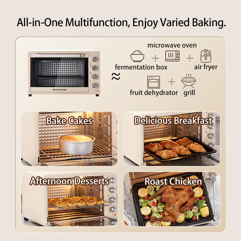 SUNATUR 2200W 高温循環式オーブン、小型業務用、 - Small Appliances のレビューと価格
