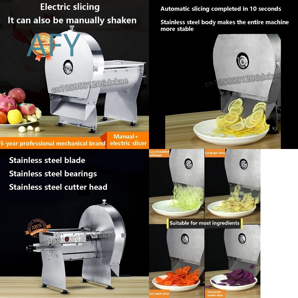 家庭用電動ミートスライサー ステンレス製半自動フードスライサ - Automatic Meat Slicer Home のレビューと価格