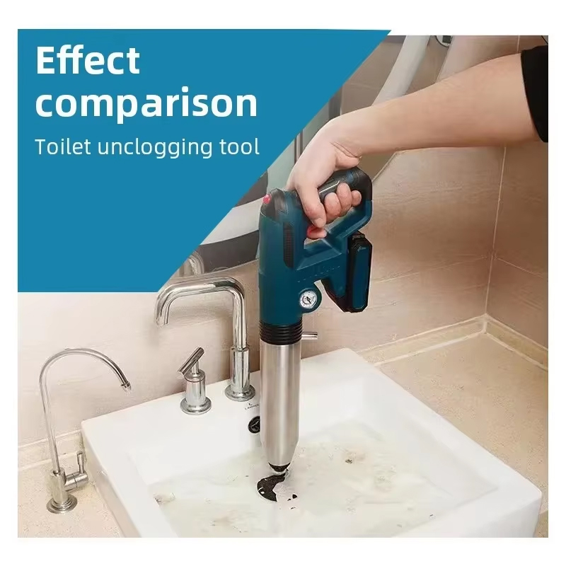 電動エアープランジャー式トイレ詰まり除去ツール - 強力なパ - Home Appliances のレビューと価格